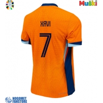 Nizozemska Xavi Simons #7 Domaci Dres EP 2024 Kratak Rukav